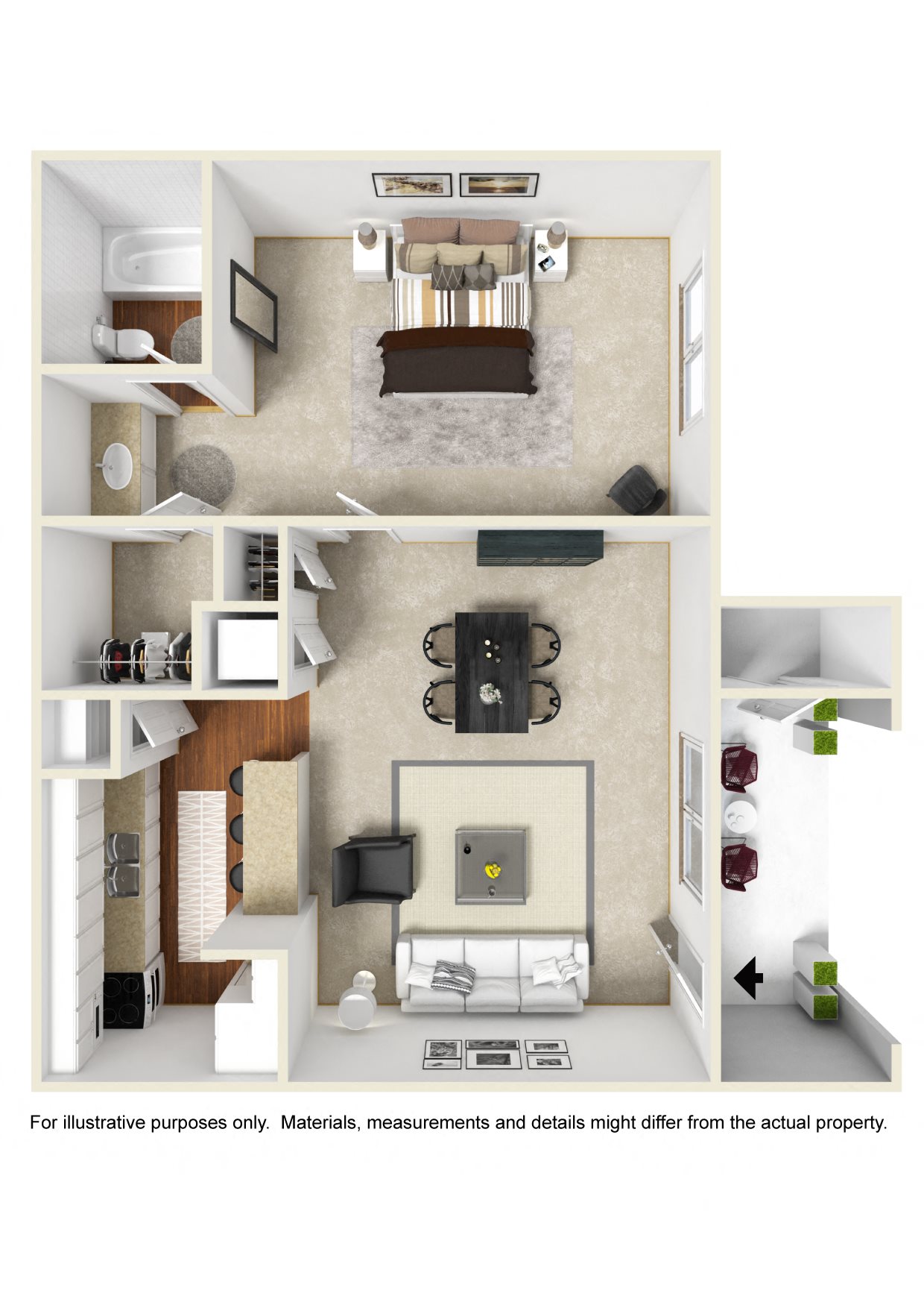 Floor Plans of Crestview at Cordova in Pensacola, FL